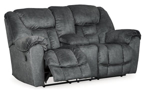 Capehorn Reclining Loveseat with Console - Half Price Furniture