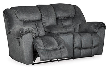 Capehorn Reclining Loveseat with Console - Half Price Furniture