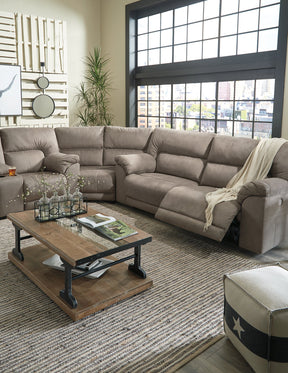 Cavalcade 3-Piece Power Reclining Sectional Half Price Furniture