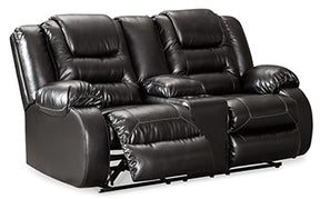 Vacherie Reclining Loveseat with Console - Half Price Furniture