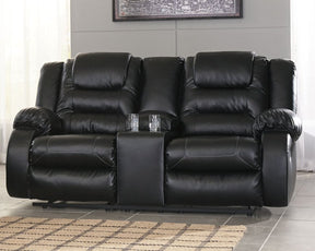 Vacherie Reclining Loveseat with Console - Half Price Furniture