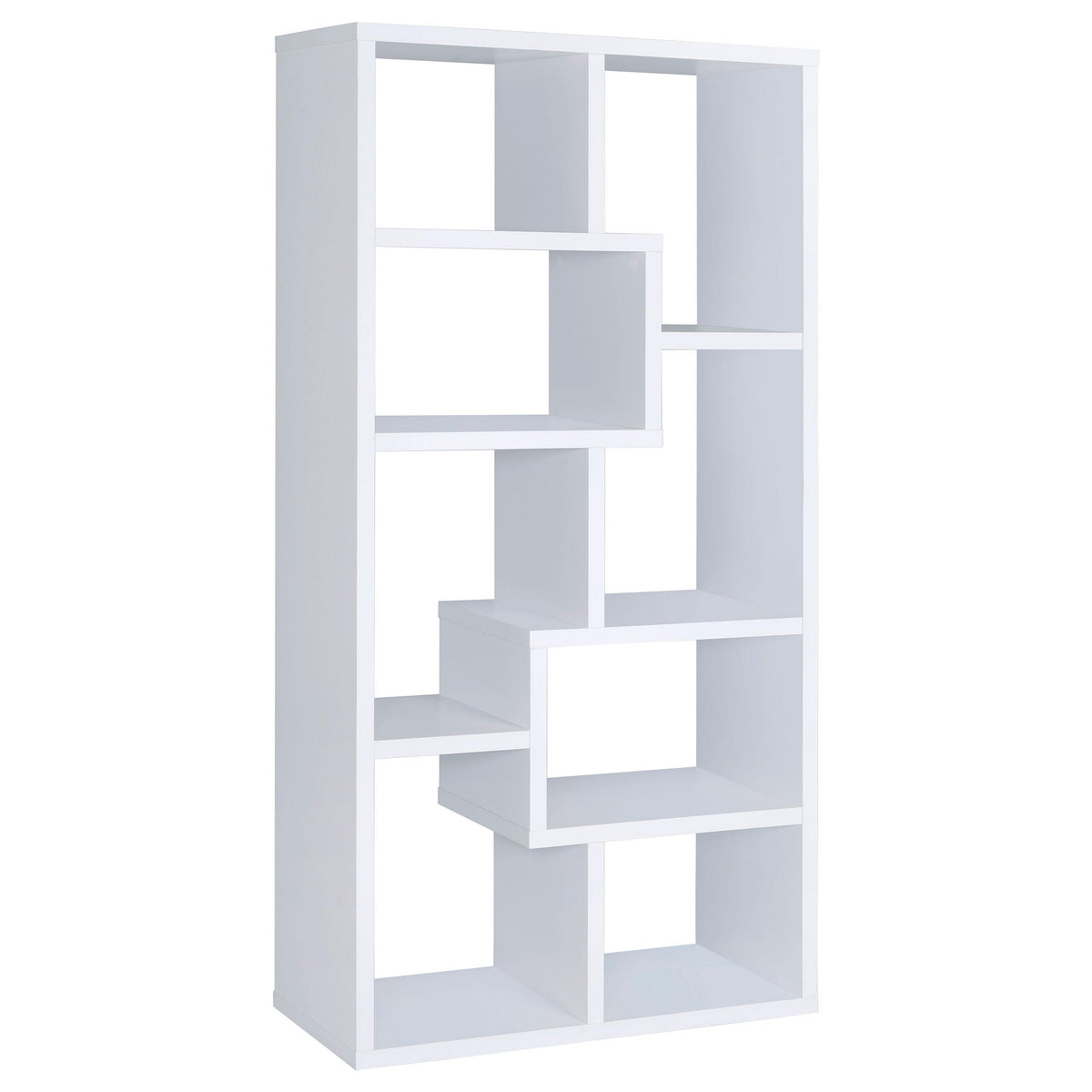 Theo 10-shelf Bookcase White  Half Price Furniture