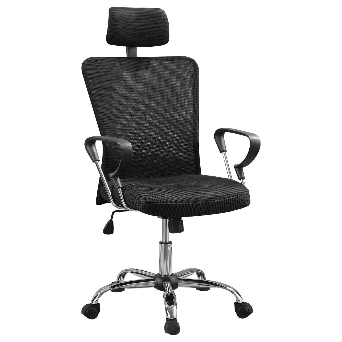 Stark Mesh Back Office Chair Black and Chrome  Half Price Furniture