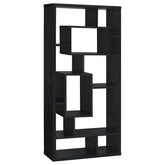 Linbrook 10-shelf Bookcase Black Oak Linbrook 10-shelf Bookcase Black Oak Half Price Furniture