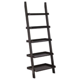 Colella 5-shelf Ladder Bookcase Cappuccino Half Price Furniture