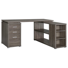 Yvette L-shape Office Desk - Desk - Half Price Furniture