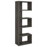 Joey 5-tier Bookcase Weathered Grey Half Price Furniture