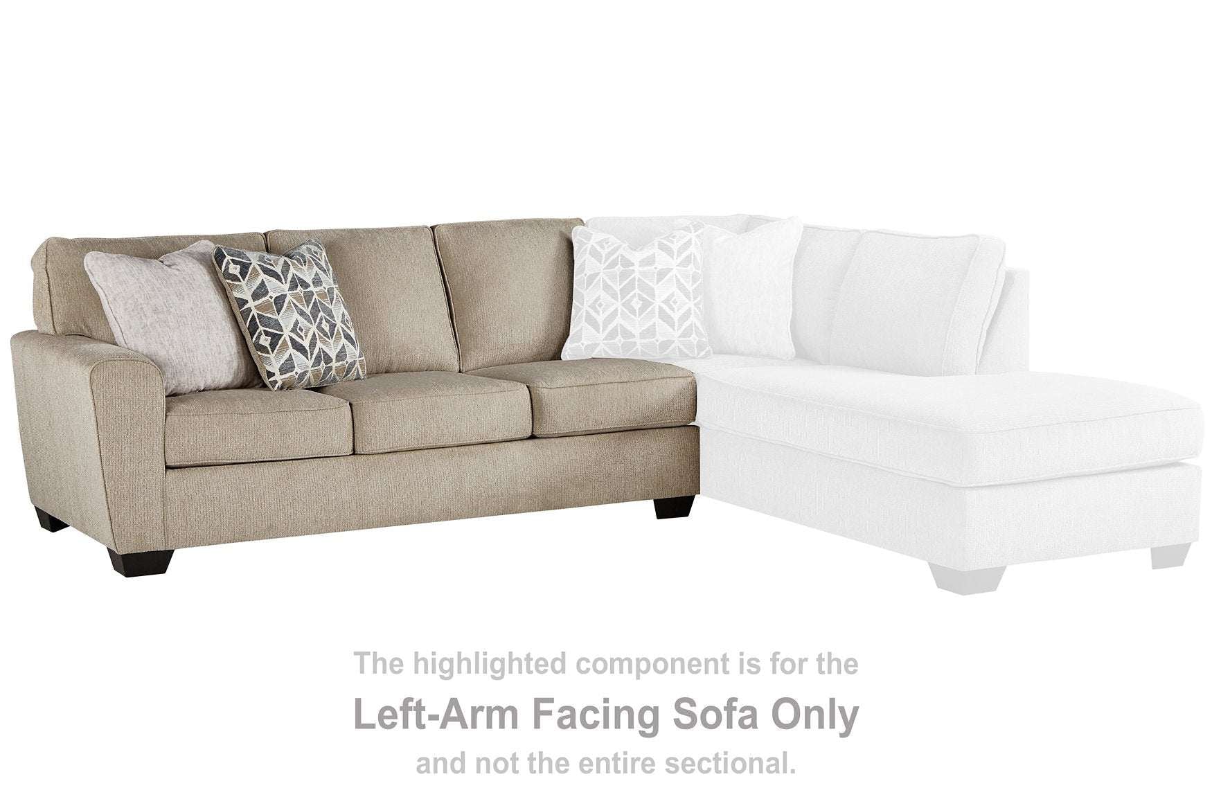 Decelle 2-Piece Sectional with Chaise Half Price Furniture