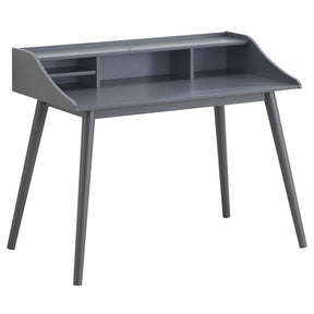 Percy 4-compartment Writing Desk Grey  Half Price Furniture