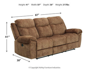 Huddle-Up Reclining Sofa with Drop Down Table - Half Price Furniture