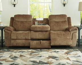 Huddle-Up Reclining Sofa with Drop Down Table - Half Price Furniture