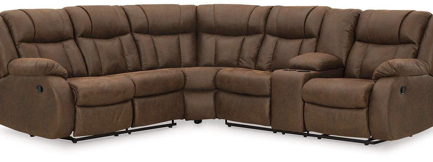 Trail Boys 2-Piece Reclining Sectional Half Price Furniture
