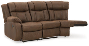 Trail Boys 2-Piece Reclining Sectional - Half Price Furniture