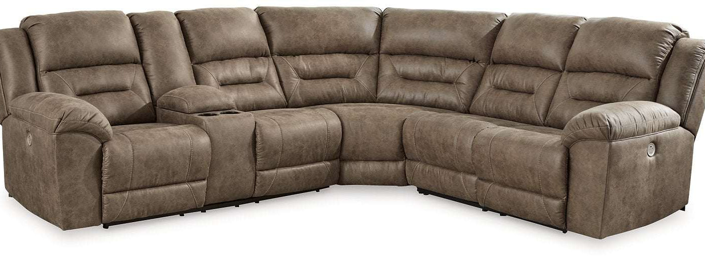 Ravenel Power Reclining Sectional Half Price Furniture