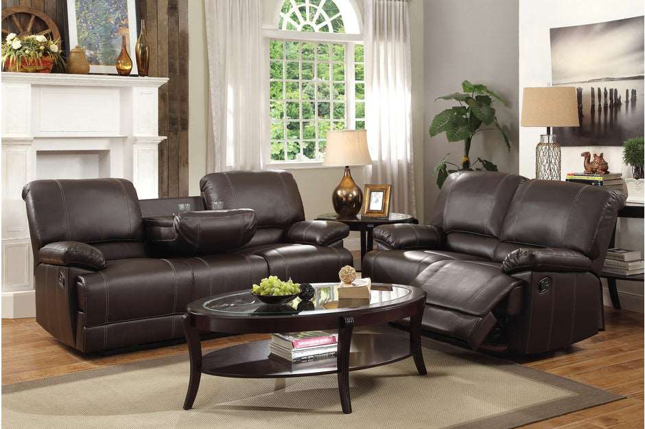 2 Pc. Reclining sofa and Loveseat Cassville Collection Half Price Furniture