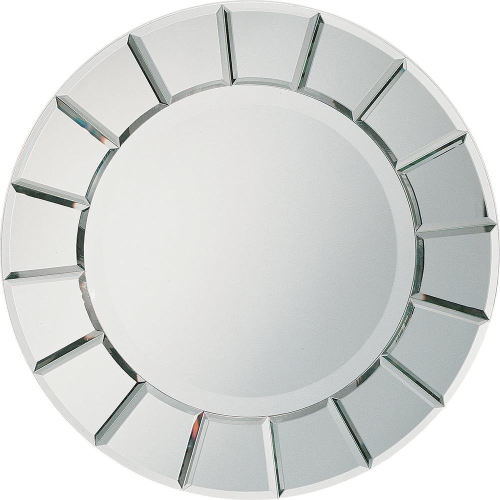 Fez Round Sun-shaped Mirror Silver  Half Price Furniture