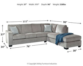 Altari 2-Piece Sleeper Sectional with Chaise - Sectional - Half Price Furniture