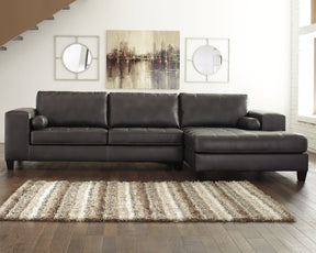 Nokomis 2-Piece Sectional with Chaise - Half Price Furniture