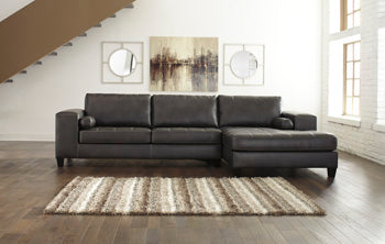 Nokomis 2-Piece Sectional with Chaise - Half Price Furniture