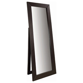 Toga Rectangular Floor Mirror Cappuccino Half Price Furniture