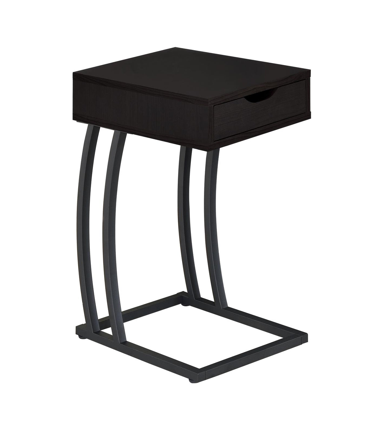 Troy Accent Table with Power Outlet Cappuccino Half Price Furniture