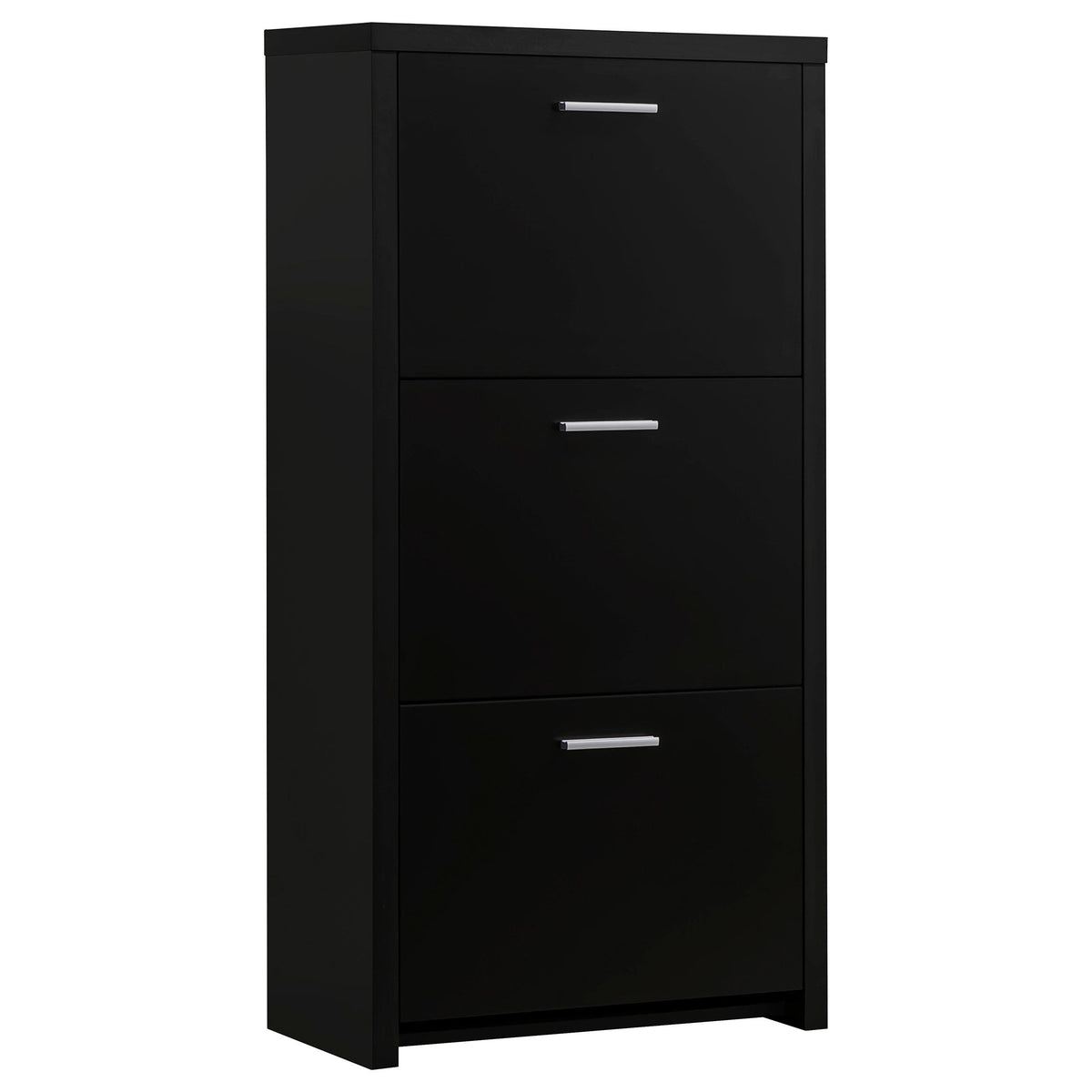 Vivian 3-drawer Shoe Cabinet Black Half Price Furniture