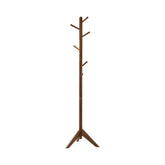 Devlin Coat Rack with 6 Hooks Walnut Half Price Furniture