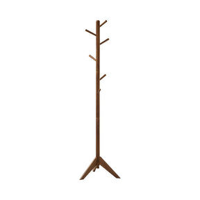Devlin Coat Rack with 6 Hooks Walnut Half Price Furniture