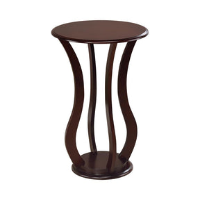 Elton Round Top Accent Table Cherry Elton Round Top Accent Table Cherry Half Price Furniture