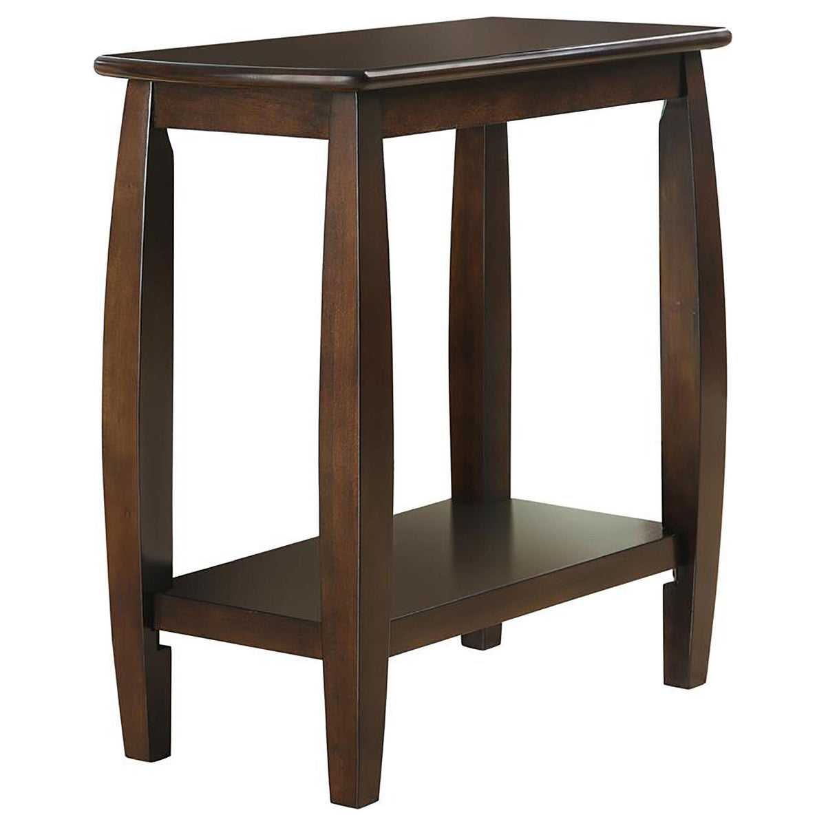 Raphael 1-shelf Chairside Table Cappuccino Half Price Furniture