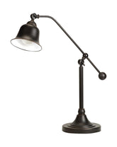 Eduardo Bell Shade Table Lamp Dark Bronze Half Price Furniture