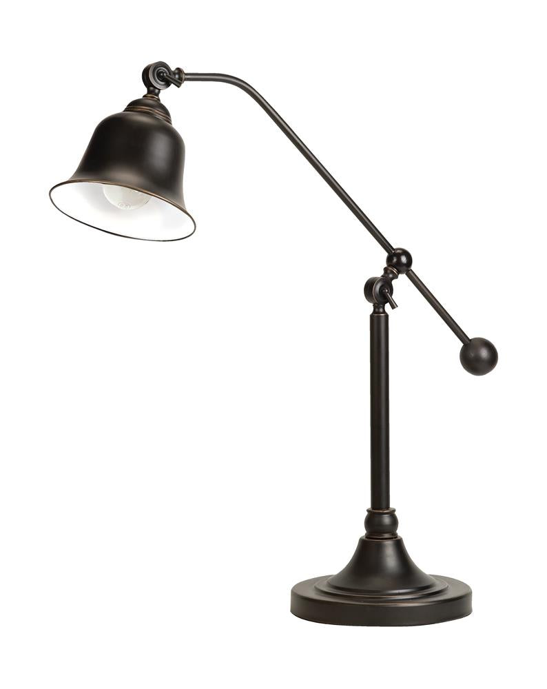 Eduardo Bell Shade Table Lamp Dark Bronze  Half Price Furniture