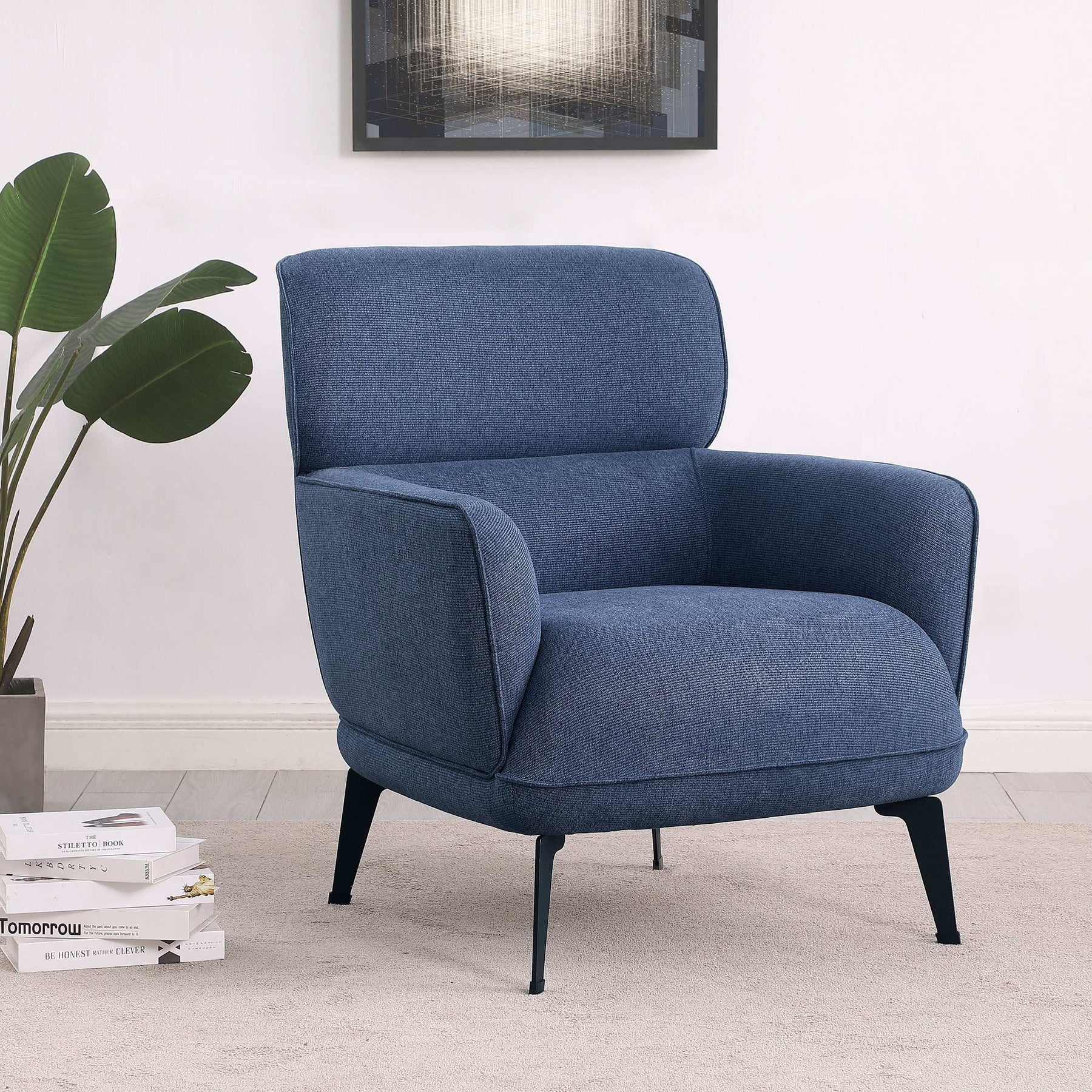 Andrea Heavy Duty High Back Accent Chair Half Price Furniture