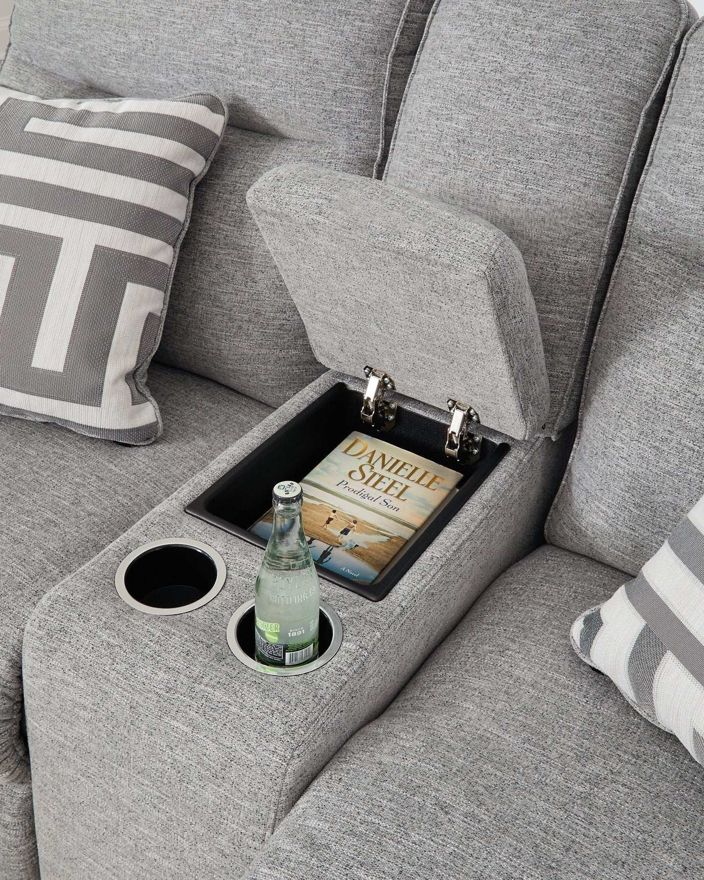 Biscoe Power Reclining Loveseat Half Price Furniture