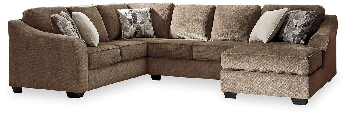 Graftin 3-Piece Sectional with Chaise Half Price Furniture