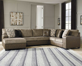 Abalone 3-Piece Sectional with Chaise - Half Price Furniture