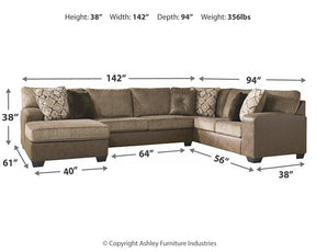 Abalone Living Room Set - Living Room Set - Half Price Furniture