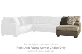 Abalone 3-Piece Sectional with Chaise - Half Price Furniture