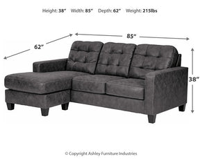 Venaldi Sofa Chaise Sleeper - Half Price Furniture