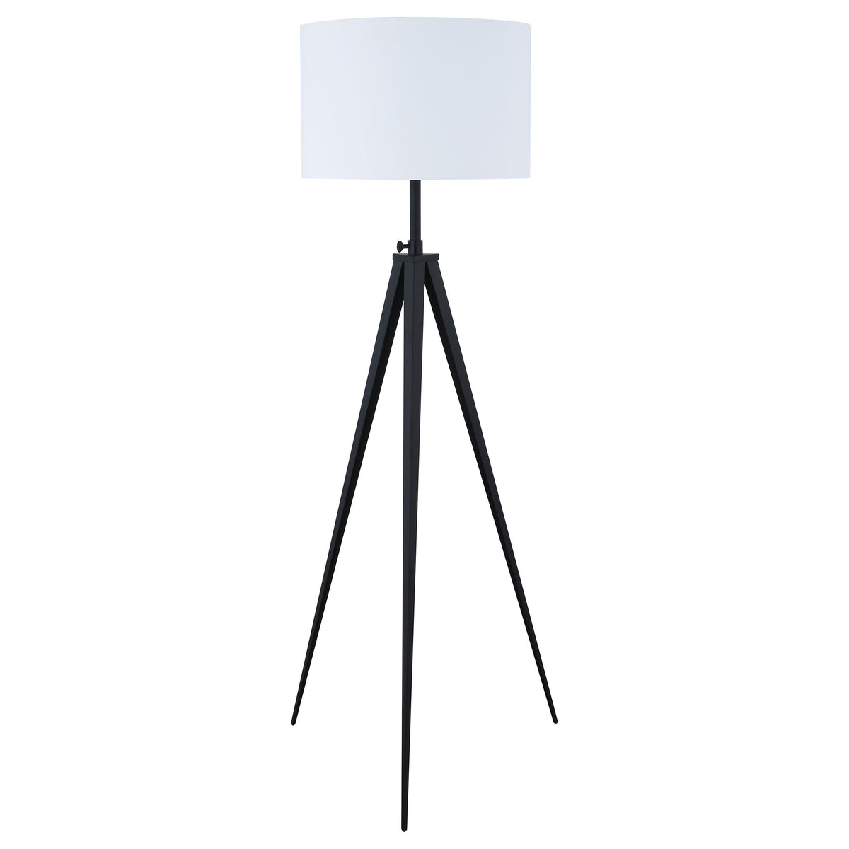 Harrington Tripod Legs Floor Lamp White and Black  Half Price Furniture