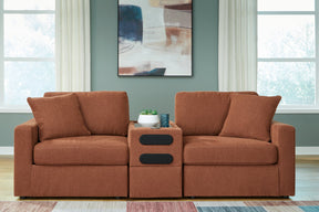 Modmax Sectional Loveseat with Audio System - Half Price Furniture