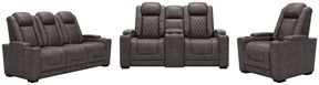 HyllMont Power Reclining Living Room Set - Half Price Furniture