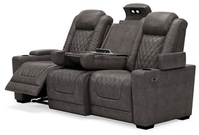 HyllMont Power Reclining Sofa - Half Price Furniture