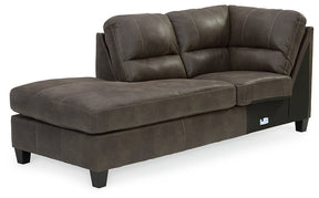 Navi 2-Piece Sectional with Chaise Half Price Furniture