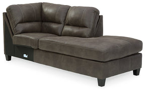 Navi 2-Piece Sectional with Chaise Half Price Furniture