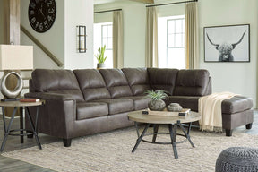 Navi 2-Piece Sectional with Chaise Half Price Furniture