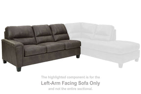 Navi 2-Piece Sectional with Chaise Half Price Furniture