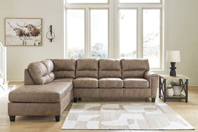 Navi 2-Piece Sectional Sofa Sleeper Chaise - Half Price Furniture