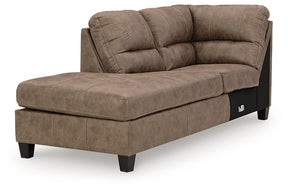 Navi 2-Piece Sectional Sofa Sleeper Chaise - Half Price Furniture