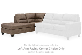 Navi 2-Piece Sectional Sofa Sleeper Chaise - Half Price Furniture